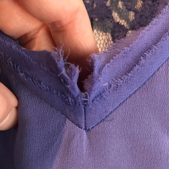 Rebecca Taylor lilac racerback lace top - Picture 6 of 11